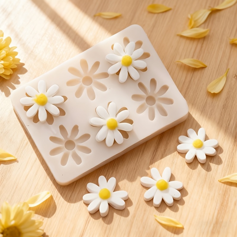 Soap Making Bar - 1 stuk 3D Daisy Zonnebloem siliconen