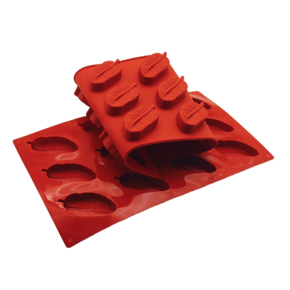 Soap Making Bar - Nieuwe Aanwinst 12-Gats Veervormige Siliconen Chocolade