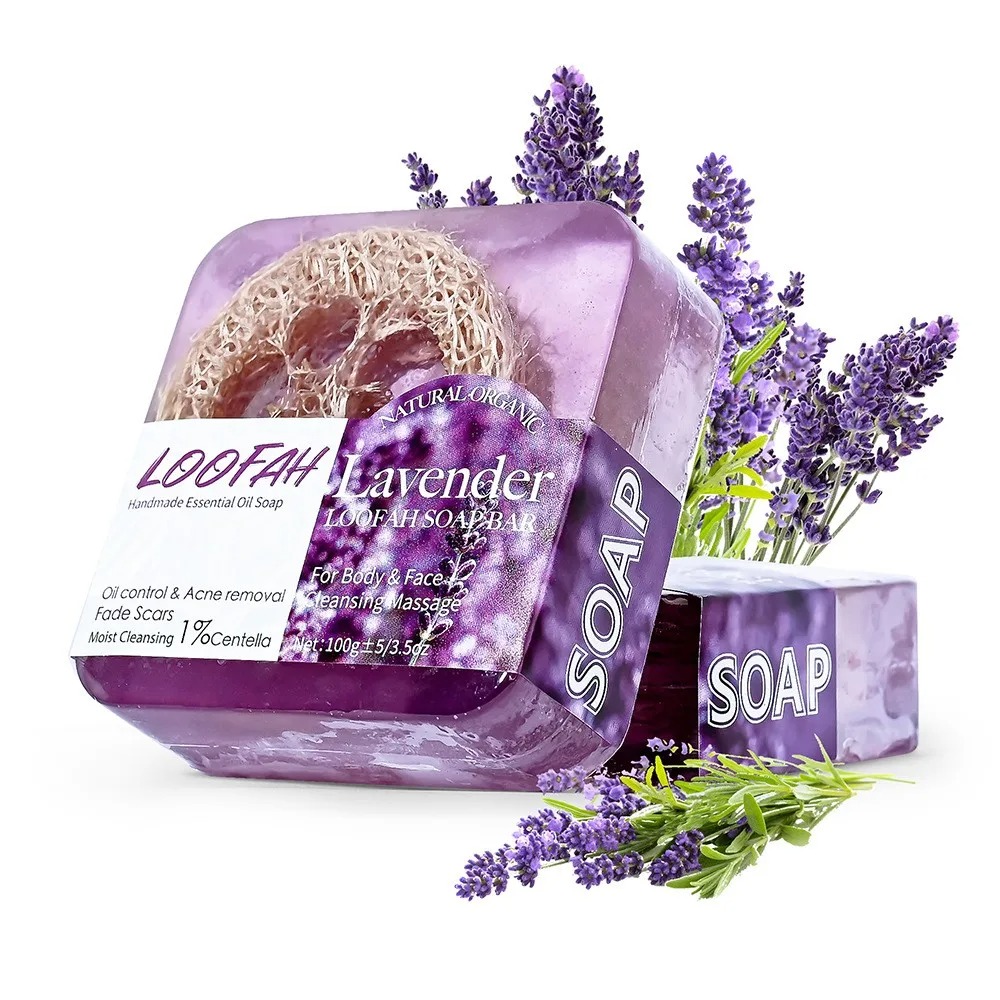 Essential Oil Soap - 100g Biologische Lavendelolie Zeep, voor het