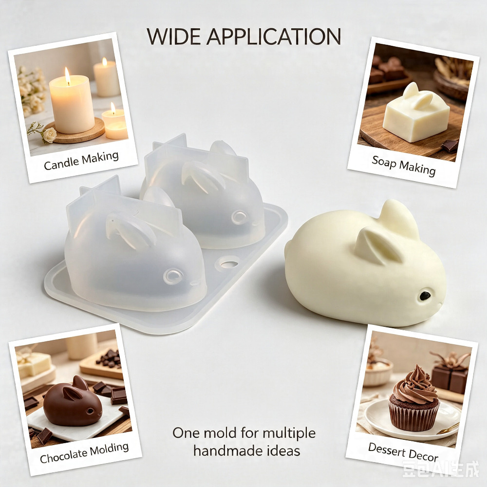 3D Mini Konijn Siliconen Mal F - Soap Making Tutorial recensie en prijs