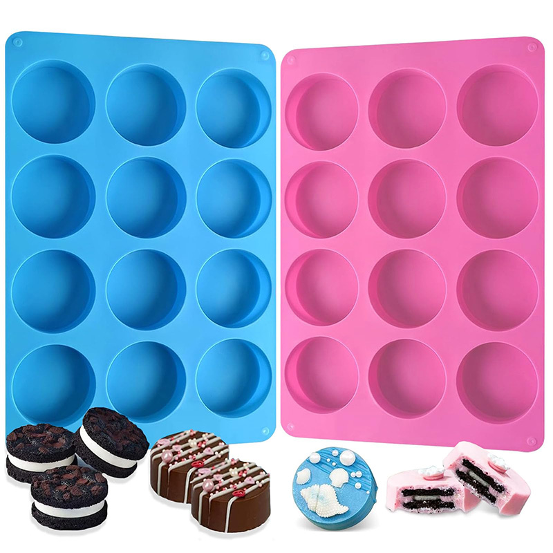 Ronde siliconen mallen met 12  - Soap Making Bar recensie en prijs
