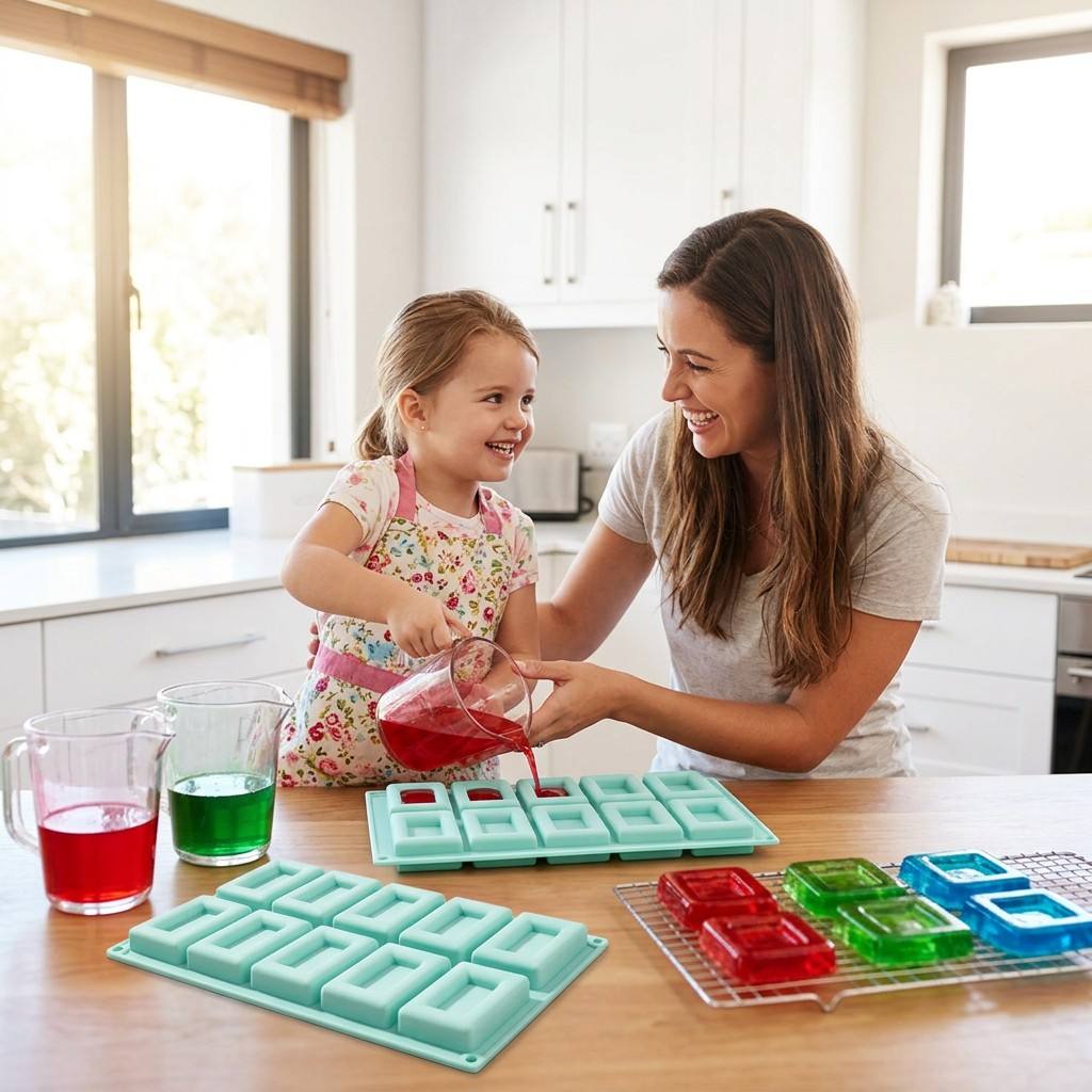 Anti-aanbak 10-gaats rechthoek - Soap Making Tutorial recensie en prijs