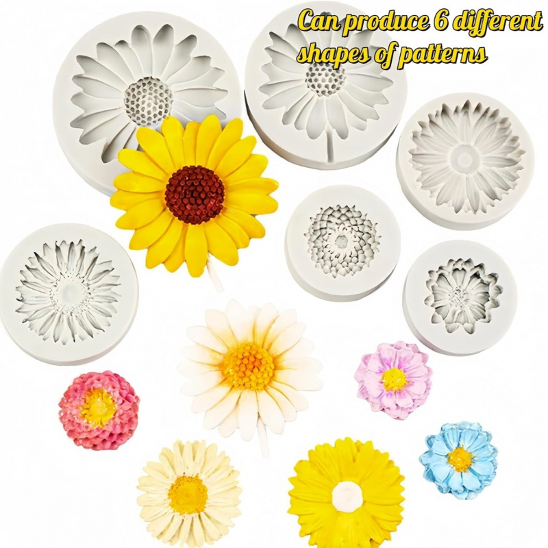 6 stuks, zonnebloem madeliefje - Soap Making Bar recensie en prijs