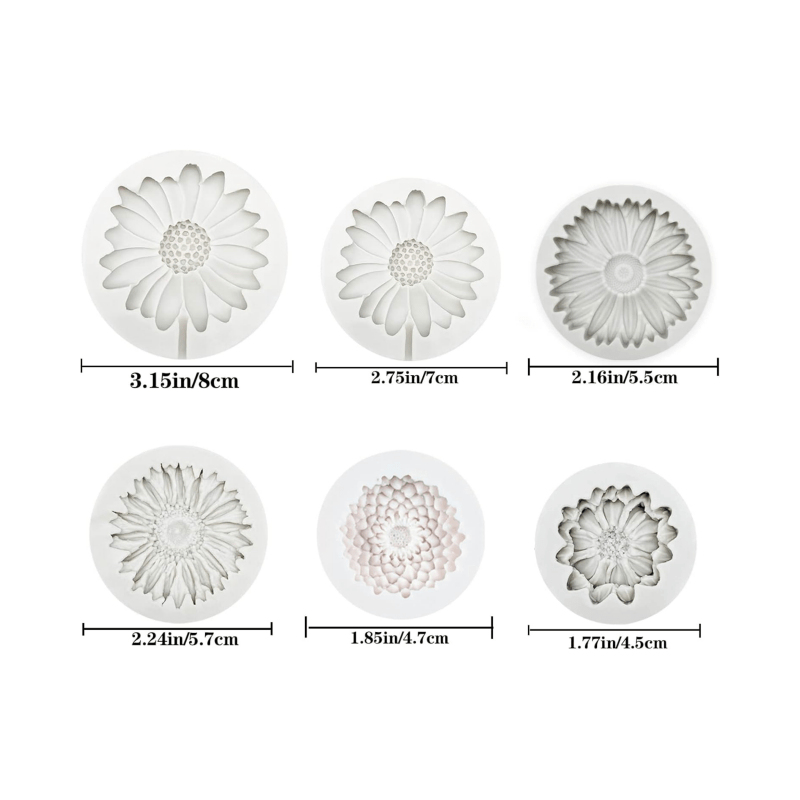 6 stuks, zonnebloem madeliefje - Soap Making Bar recensie en prijs