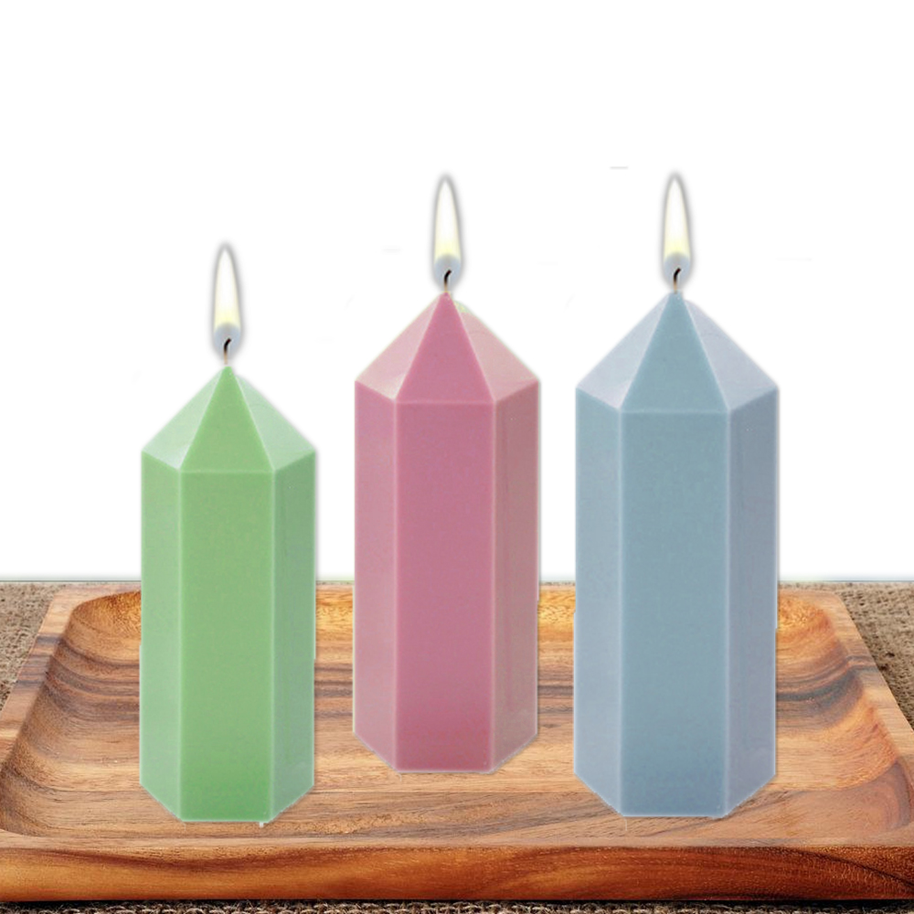 3d Zeshoekige Kolom Kaarsen Ma - Soap Making Essentials recensie en prijs