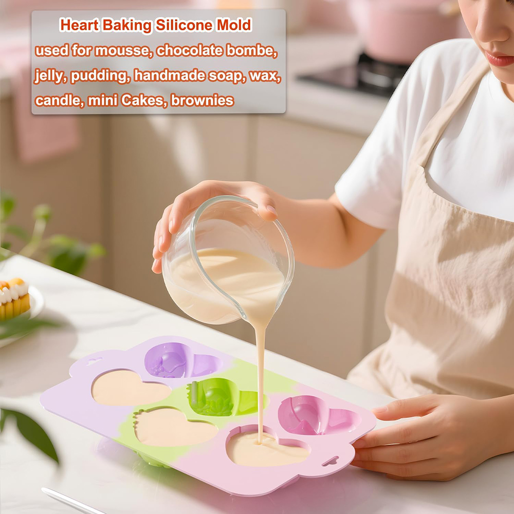 Hart siliconen mallen chocolad - Natural Making Soap recensie en prijs