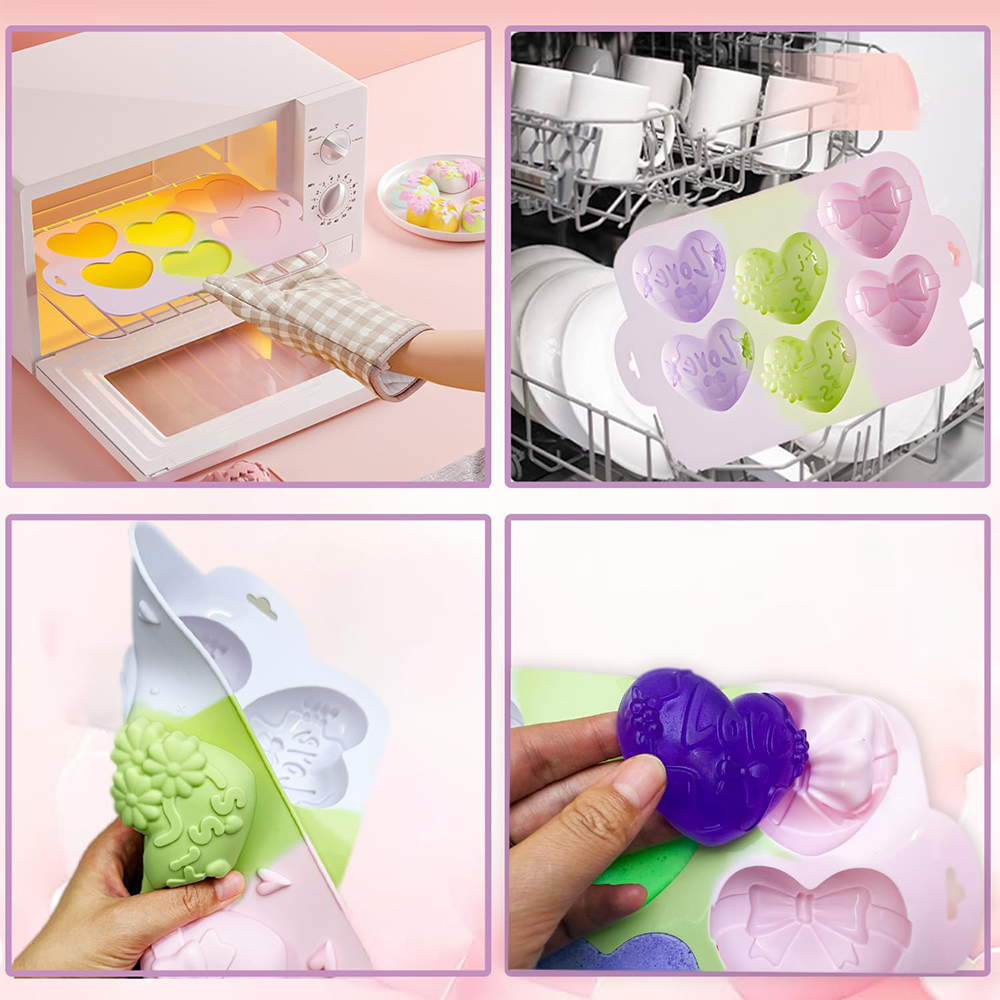 Hart siliconen mallen chocolad - Natural Making Soap recensie en prijs