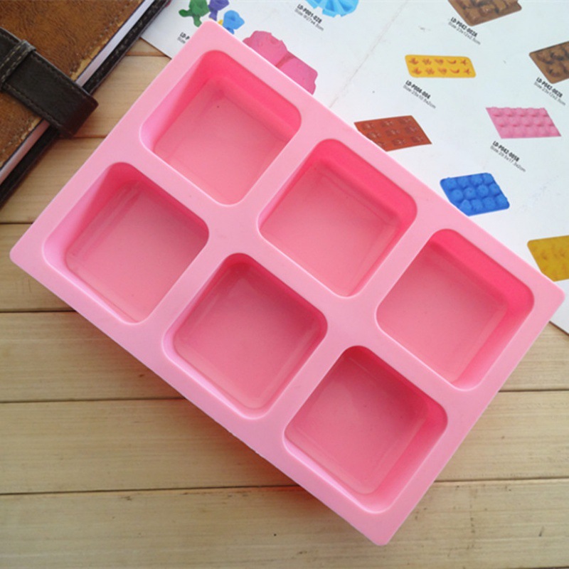 Vierkante siliconen cakevormen - Soap Making Bar recensie en prijs