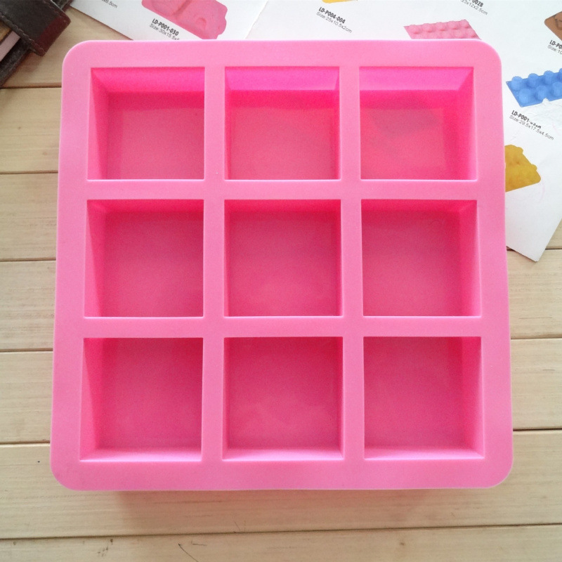 Vierkante siliconen cakevormen - Soap Making Bar recensie en prijs