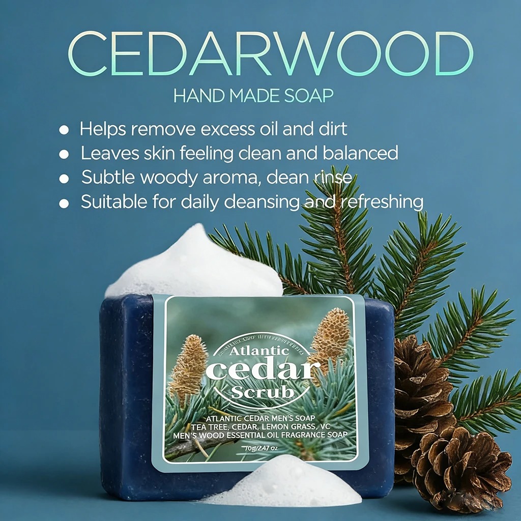 Cederoliezeep voor heren, draa - Essential Oil Soap recensie en prijs