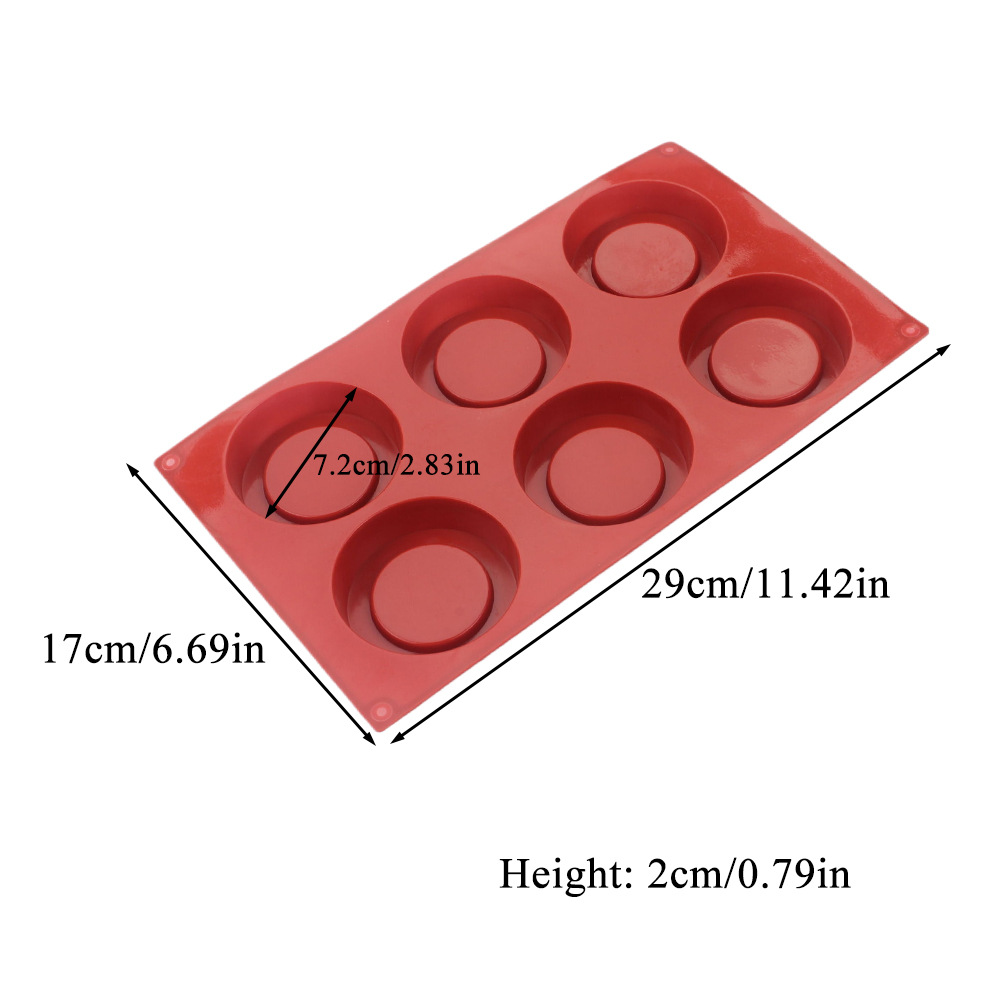6-delige grote ronde cilindris - Soap Making Bar recensie en prijs